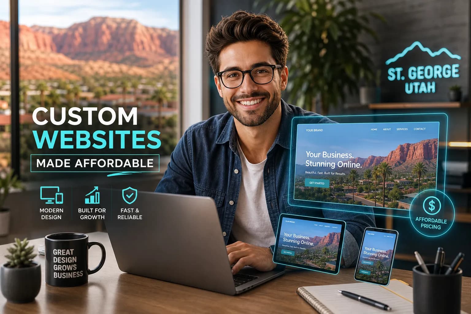 Affordable Custom Web Design in St. George Utah (2026 Guide)